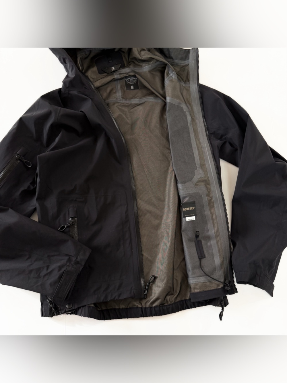 Beyond Clothing Jacket Mens Medium A6 Gore-Tex Rain Tactical Black - Picture 6 of 13